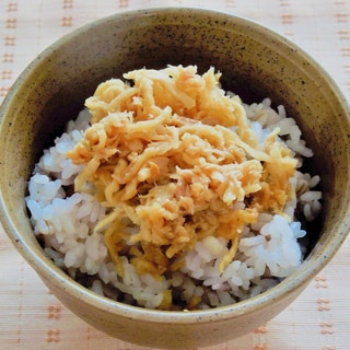 醤油麹のうまみたっぷりツナ切干丼